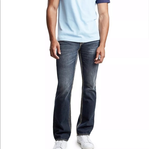 True Religion Men’s Super T Straight Jeans - Picture 3 of 8